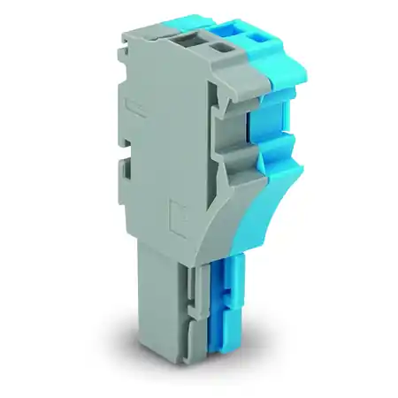 1-conductor female plug; 2.5 mm²; 2-pole; 2,50 mm²; blue/gray Wago Preferatul clienților