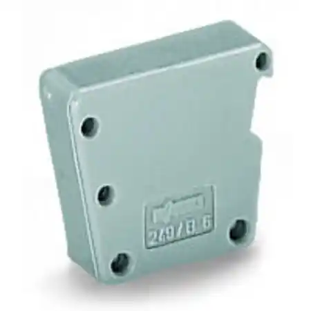 B-type spacer module; modular; e.g., for bridging commoned terminal blocks; gray Wago Plată securizată