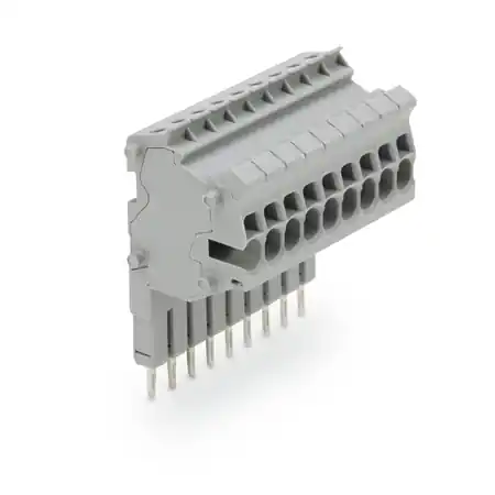 Ultima șansă Modular TOPJOB®S connector; modular; for jumper contact slot; 9-pole; 1,50 mm²; gray Wago