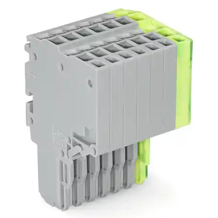 2-conductor female connector; 1.5 mm²; 7-pole; 1,50 mm²; gray, green-yellow Wago Cel mai bun preț