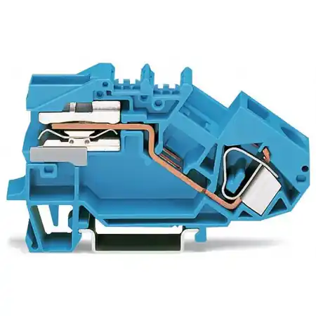 1-conductor power distribution disconnect terminal block; 16 mm²; CAGE CLAMP®; 16,00 mm²; gray Wago Reducere extra