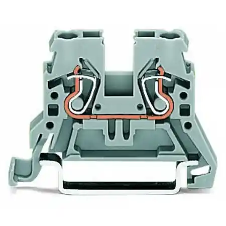2-conductor through terminal block; 2.5 mm²; side and center marking; for DIN-rail 35 x 15 and 35 x 7.5; CAGE CLAMP®; 2,50 mm²; black Wago Vezi acum