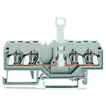4-conductor disconnect terminal block; for DIN-rail 35 x 15 and 35 x 7.5; 2.5 mm²; CAGE CLAMP®; 2,50 mm²; blue Wago Chilipir