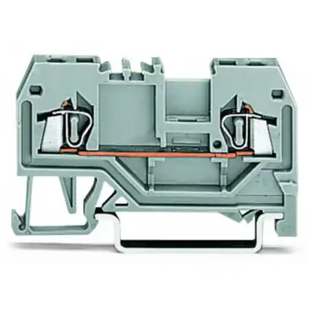 2-conductor through terminal block; 1.5 mm²; center marking; for DIN-rail 35 x 15 and 35 x 7.5; CAGE CLAMP®; 1,50 mm²; yellow Wago Mai ieftin