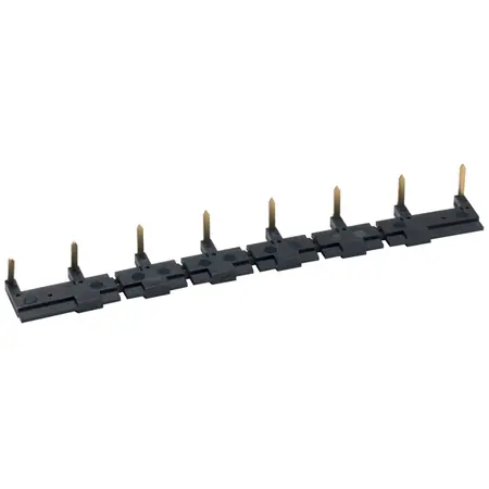 8-POLE PARALLEL BUSBAR - BLACK - FOR SOCKETS WITH SCREW TERMINALS Lovato Promoție