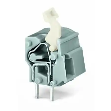 Vezi acum Stackable PCB terminal block; push-button; 2.5 mm²; Pin spacing 10/10.16 mm; 1-pole; CAGE CLAMP®; commoning option; 2,50 mm²; dark gray Wago
