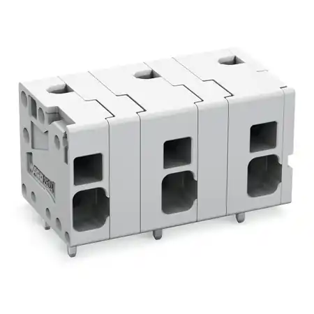 Ultima șansă PCB terminal block; 4 mm²; Pin spacing 11.5 mm; 10-pole; Push-in CAGE CLAMP®; 4,00 mm²; gray Wago