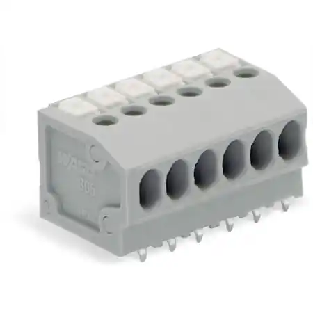 Vezi acum PCB terminal block; push-button; 1.5 mm²; Pin spacing 3.5 mm; 17-pole; Push-in CAGE CLAMP®; 1,50 mm²; gray Wago