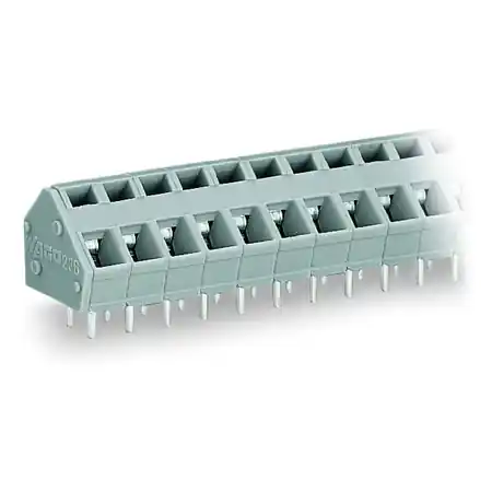 Vezi acum PCB terminal block; 2.5 mm²; Pin spacing 5/5.08 mm; 4-pole; CAGE CLAMP®; commoning option; 2,50 mm²; gray Wago