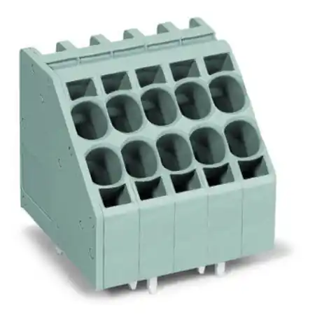 2-conductor PCB terminal block; 10 mm²; Pin spacing 7.5 mm; 12-pole; Push-in CAGE CLAMP®; 10,00 mm²; gray Wago Vezi acum